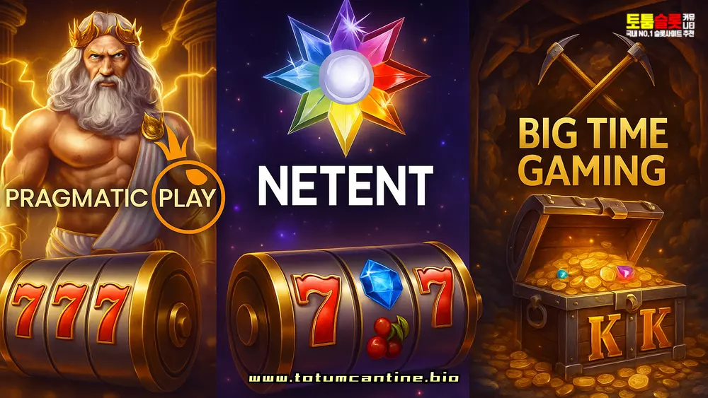 프라그마틱 플레이, 넷엔트, 빅타임 게이밍 주요 슬롯 게임 제작사 쇼케이스